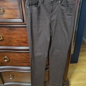 Style & Co, Dark brown women jeans, straight leg, size 10 L